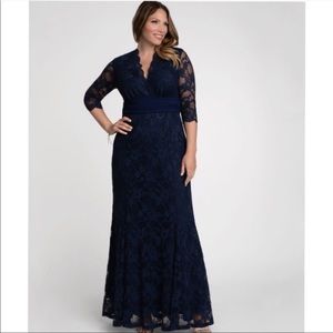 kiyonna screen siren lace gown